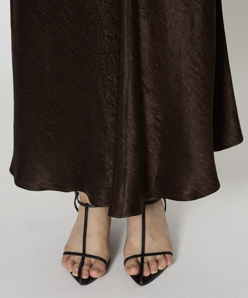 BABYLONE(バビロン)の「ヴィンテージサテンスカート(スカート・レディース・ベージュ/ダークブラウン・36inch/38inch)」の22枚目の写真