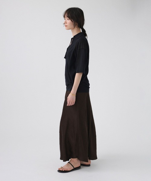 BABYLONE(バビロン)の「ヴィンテージサテンスカート(スカート・レディース・ベージュ/ダークブラウン・36inch/38inch)」の15枚目の写真