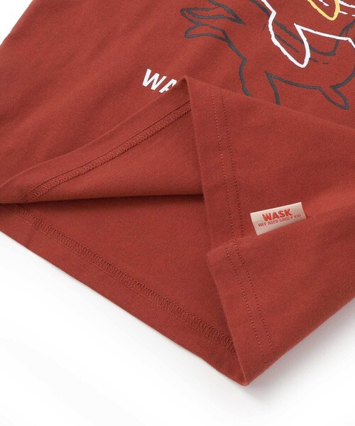 WASK(ワスク)の「【速乾】カラフル恐竜プリントTシャツ(Tシャツ/カットソー・キッズ・ホワイト/レッド・140cm/130cm/120cm)」の15枚目の写真