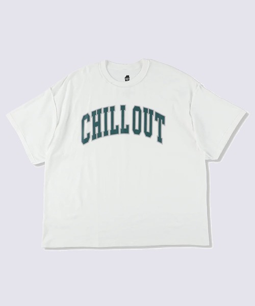 is-ness（イズネス）の「【is-ness】CHILL OUT T-SHIRT（Tシャツ/カットソー・メンズ・グリーン/ホワイト/ブラック・FREE）」の2枚目の写真