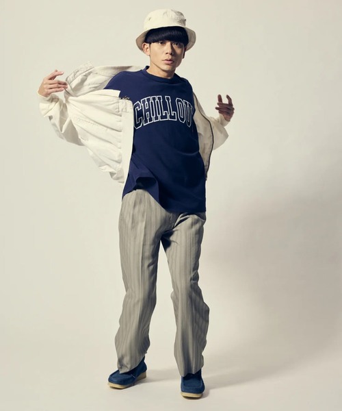 is-ness（イズネス）の「【is-ness】CHILL OUT T-SHIRT（Tシャツ/カットソー・メンズ・グリーン/ホワイト/ブラック・FREE）」の4枚目の写真