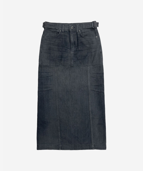 BLR(ビーエルアール)の「Black Cotton Belted Long Skirt(スカート・レディース・その他・SMALL/MEDIUM/LARGE)」の2枚目の写真