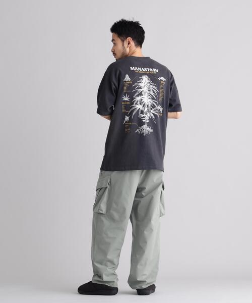 MANASTASH(マナスタッシュ)の「MANASTASH/マナスタッシュ HEMP TEE TGP(Tシャツ/カットソー・メンズ・ブラック/ホワイト/ラベンダー・XL/M/L/S)」の11枚目の写真