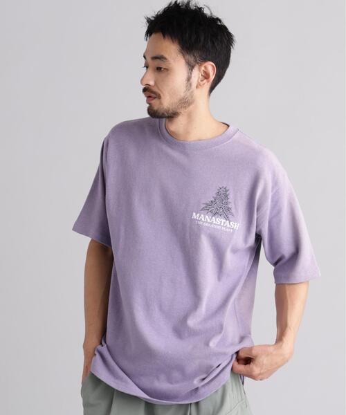 MANASTASH(マナスタッシュ)の「MANASTASH/マナスタッシュ HEMP TEE TGP(Tシャツ/カットソー・メンズ・ブラック/ホワイト/ラベンダー・XL/M/L/S)」の22枚目の写真
