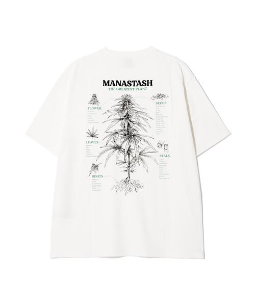 MANASTASH(マナスタッシュ)の「MANASTASH/マナスタッシュ HEMP TEE TGP(Tシャツ/カットソー・メンズ・ブラック/ホワイト/ラベンダー・XL/M/L/S)」の5枚目の写真