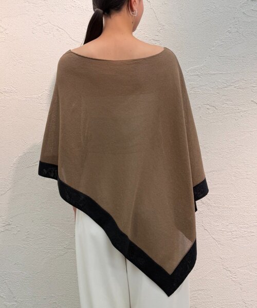 LOUNGEDRESS（ラウンジドレス）の「【JAPAN MADE】アシメニットポンチョ（ポンチョ・レディース・ブラック/ブラウン・FREE）」の22枚目の写真
