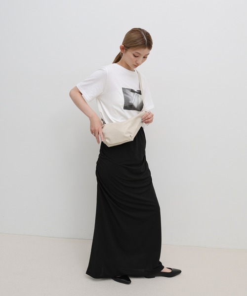 select MOCA（セレクトモカ）の「ムーンデザインワンショルダーバッグ（ショルダーバッグ・レディース・キャメル/ブラック/ブラウン/アイボリー・FREE）」の10枚目の写真