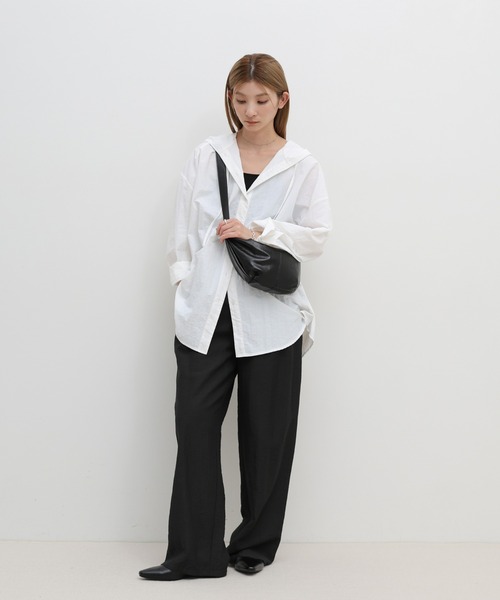 select MOCA（セレクトモカ）の「ムーンデザインワンショルダーバッグ（ショルダーバッグ・レディース・キャメル/ブラック/ブラウン/アイボリー・FREE）」の7枚目の写真