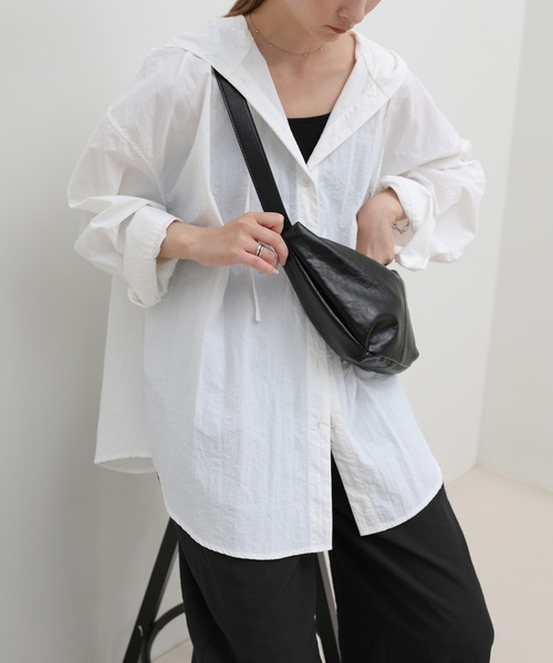 select MOCA（セレクトモカ）の「ムーンデザインワンショルダーバッグ（ショルダーバッグ・レディース・キャメル/ブラック/ブラウン/アイボリー・FREE）」の20枚目の写真