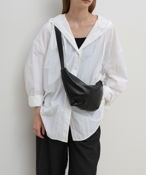 select MOCA(セレクトモカ)の「ムーンデザインワンショルダーバッグ(ショルダーバッグ・レディース・キャメル/ブラック/ブラウン/アイボリー・FREE)」の22枚目の写真