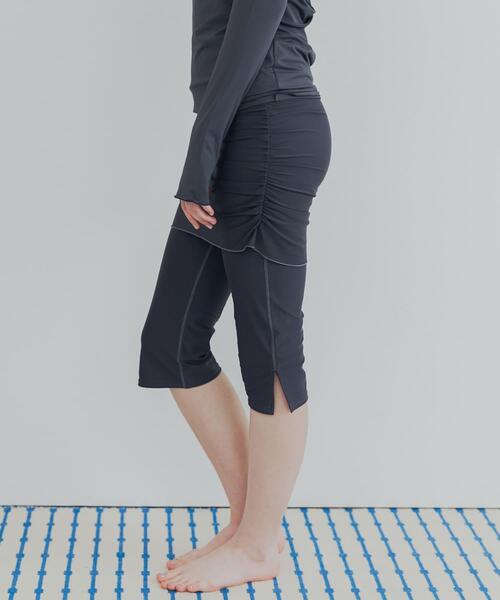 URBAN RESEARCH(アーバンリサーチ)の「『UVカット』『一部WEB限定カラー』Swim URBAN RESEARCH スイム スカートドッキングレギンス(水着・レディース・ネイビー/ブラウン/オレンジ系その他・M/L/S/M)」の21枚目の写真