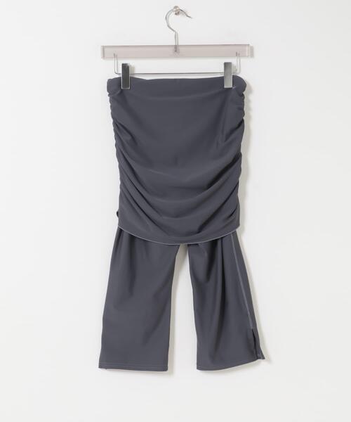 URBAN RESEARCH（アーバンリサーチ）の「『UVカット』『一部WEB限定カラー』Swim URBAN RESEARCH　スイム スカートドッキングレギンス（水着・レディース・ネイビー/ブラウン/オレンジ系その他・M/L/S/M）」の5枚目の写真