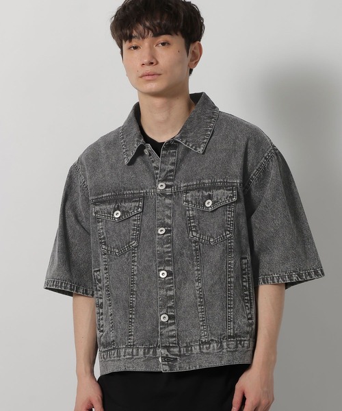 LAKOLE（ラコレ）の「デニムショートスリーブシャツ / 638898（シャツ/ブラウス・メンズ・ブルー/ブラック・MEDIUM/LARGE）」の10枚目の写真