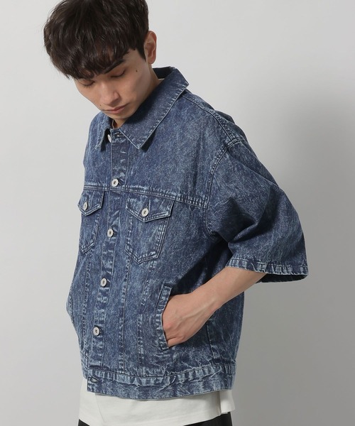 LAKOLE（ラコレ）の「デニムショートスリーブシャツ / 638898（シャツ/ブラウス・メンズ・ブルー/ブラック・MEDIUM/LARGE）」の14枚目の写真