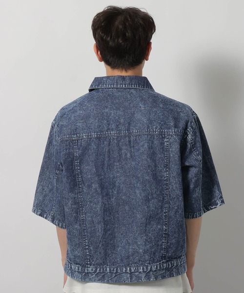 LAKOLE（ラコレ）の「デニムショートスリーブシャツ / 638898（シャツ/ブラウス・メンズ・ブルー/ブラック・MEDIUM/LARGE）」の19枚目の写真