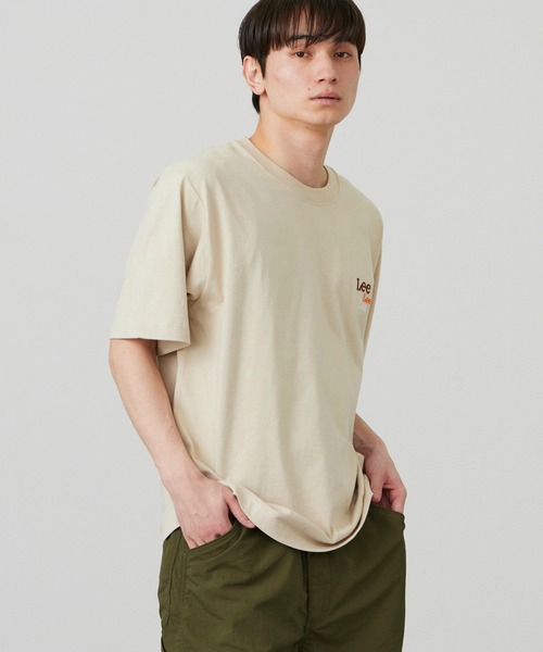 Lee(リー)の「Lee/リー マルチロゴTシャツ(Tシャツ/カットソー・メンズ・レッド/ホワイト/ブルー/ネイビー/ベージュ/グレー・SMALL/MEDIUM/X-LARGE/LARGE)」の4枚目の写真