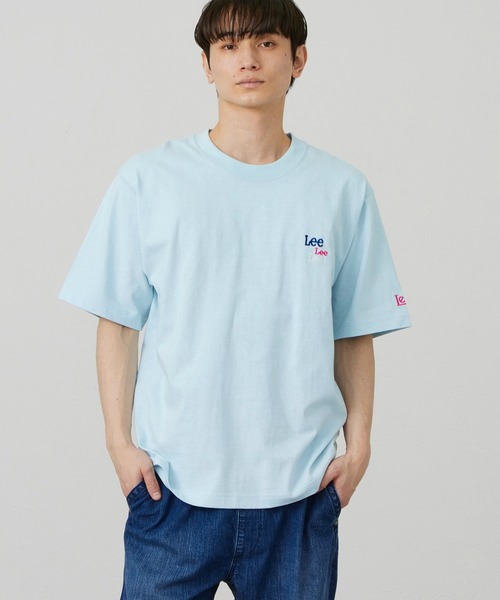 Lee(リー)の「Lee/リー マルチロゴTシャツ(Tシャツ/カットソー・メンズ・レッド/ホワイト/ブルー/ネイビー/ベージュ/グレー・SMALL/MEDIUM/X-LARGE/LARGE)」の6枚目の写真