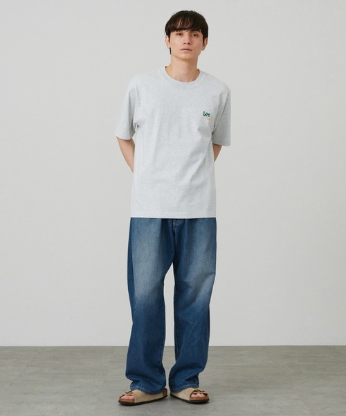 Lee(リー)の「Lee/リー マルチロゴTシャツ(Tシャツ/カットソー・メンズ・レッド/ホワイト/ブルー/ネイビー/ベージュ/グレー・SMALL/MEDIUM/X-LARGE/LARGE)」の8枚目の写真