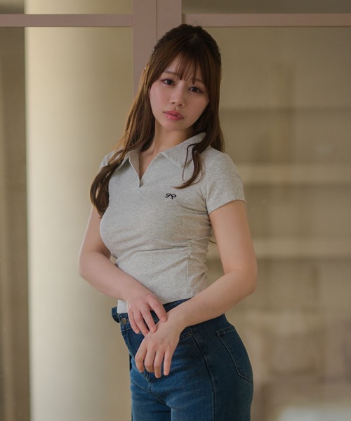 Ribbon Sadie Polo Tops / Рубашка‑поло Ribbon Sadie