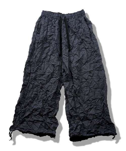 NO ID.（ノーアイディ）の「mp15060-ﾜｯｼｬｰﾜｲﾄﾞPT パンツ(858006-473P)（その他パンツ・メンズ・ブラック/グレー・2/1）」の19枚目の写真
