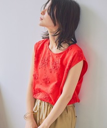 カットソー(半袖+袖なし) red valentino ニットワンピース 半袖 リボン ウール ピンクパープル レッド
