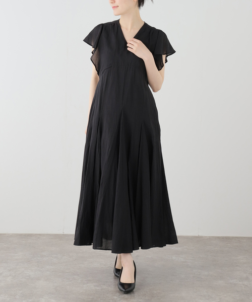 La TOTALITE(ラトータリテ)の「【洗える】コットンミックスコンシャスワンピース(ワンピース・レディース・オレンジ/ブルー/ブラック・36/38)」の22枚目の写真