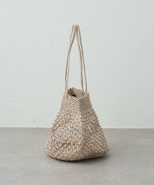 La boutique BonBon(ラブティックボンボン)の「【バグマティ】メタリッククロシェバッグ(トートバッグ・レディース・ゴールド/ピンク・FREE)」の9枚目の写真