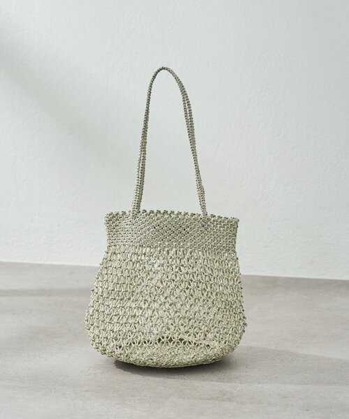 La boutique BonBon(ラブティックボンボン)の「【バグマティ】メタリッククロシェバッグ(トートバッグ・レディース・ゴールド/ピンク・FREE)」の20枚目の写真