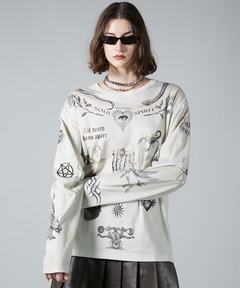 Pre-Order】TATOOプリントロングスリーブTEE / Tatoo Printed Long