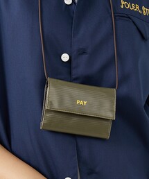 ABAHOUSE（アバハウス）の「【1/2HALF / ハーフ】コインキャッチャー付き / ショルダーウォレット / 財布 / HA-281（財布）」