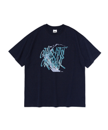グラフィティロゴ半袖Tシャツ（ネイビー/ブルー）