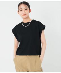 Park Slope NEWYORKER | 【接触冷感・肌離れ素材】フレンチスリーブプルオーバー(Tシャツ/カットソー)