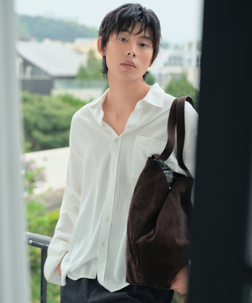 Natural Linen Shirt — IVORY (WB6SH05)