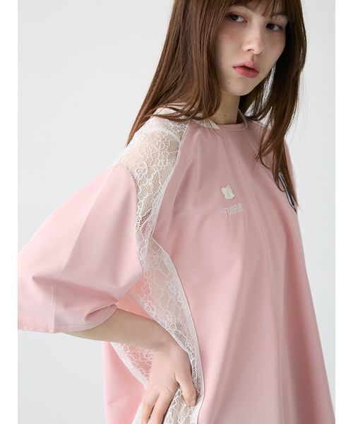 FURFUR(ファーファー)の「ユニフォームムードレースTシャツ(Tシャツ/カットソー・レディース・ブラック/ピンク・F)」の15枚目の写真