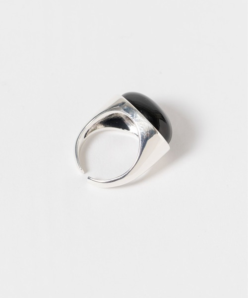 MAISON SPECIAL（メゾンスペシャル）の「Natural Stone Ring/天然石リング（リング・レディース・ブラック/マルチ・FREE）」の3枚目の写真