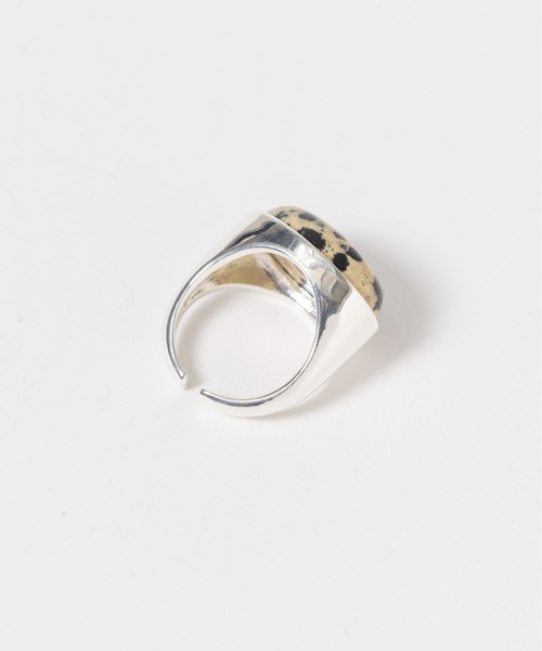 MAISON SPECIAL（メゾンスペシャル）の「Natural Stone Ring/天然石リング（リング・レディース・ブラック/マルチ・FREE）」の4枚目の写真