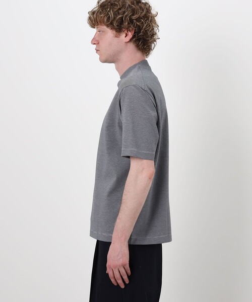 TOMORROWLAND （トゥモローランド）の「【接触冷感・吸水速乾】コットンポリエステルポンチ クルーネックTシャツ（Tシャツ/カットソー・メンズ・ブラック/ベージュ/ホワイト/ブルー系その他2・S/M/L）」の16枚目の写真