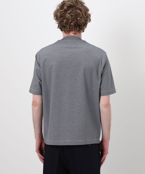 TOMORROWLAND （トゥモローランド）の「【接触冷感・吸水速乾】コットンポリエステルポンチ クルーネックTシャツ（Tシャツ/カットソー・メンズ・ブラック/ベージュ/ホワイト/ブルー系その他2・S/M/L）」の5枚目の写真