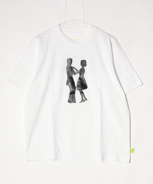 LOOSE JOINTS（ルーズジョインツ）の「【loosejoints】TOMOO GOKITA -  SILHOUETTE ROMANCE  S/S TEE（Tシャツ/カットソー・メンズ・ブラック/ホワイト・S/L/M）」の2枚目の写真