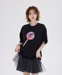 BROKEN BEAR GACHA CANDY T-SHIRT(BLACK)