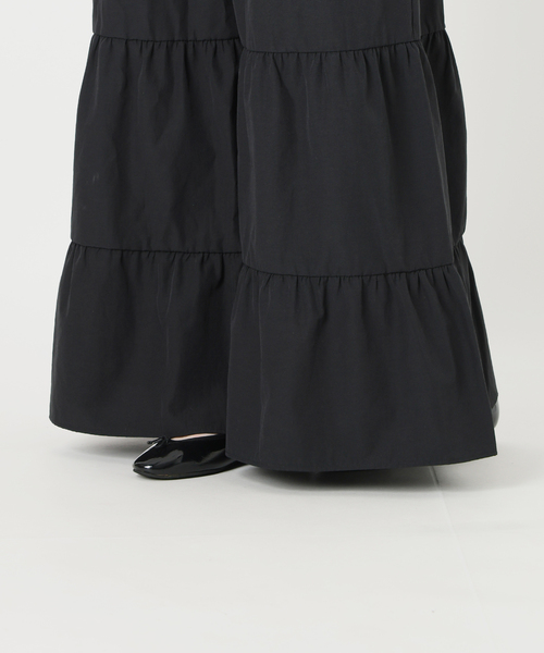 IENA（イエナ）の「《/手洗い可》ティアードサロペット（サロペット/オーバーオール・レディース・ブラック・38/36）」の16枚目の写真