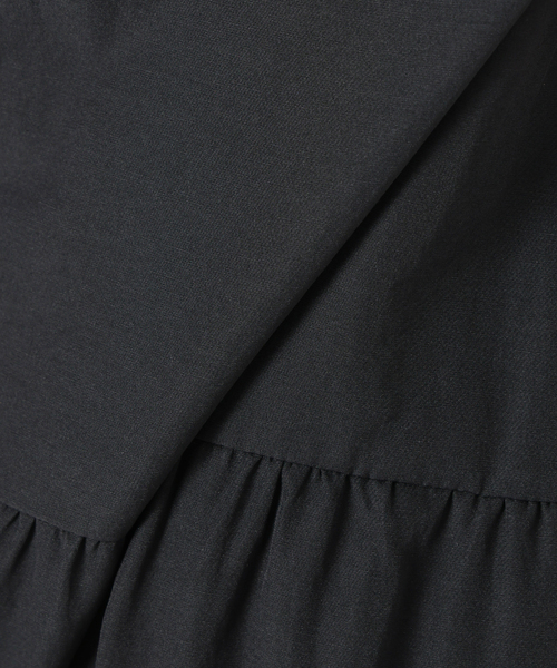 IENA（イエナ）の「《/手洗い可》ティアードサロペット（サロペット/オーバーオール・レディース・ブラック・38/36）」の19枚目の写真