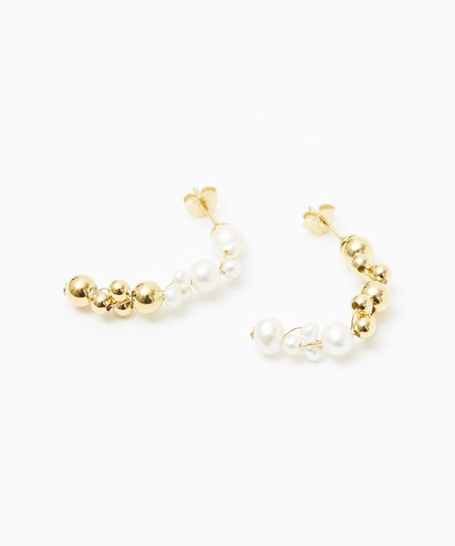 DESIGNWORKS(デザインワークス)の「【Completedworks /コンプリーテッドワークス】 Every Cloud Has ピアス(ピアス(両耳用)・レディース・ゴールド・フリー)」の1枚目の写真