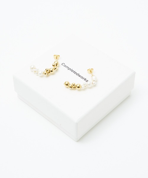 DESIGNWORKS(デザインワークス)の「【Completedworks /コンプリーテッドワークス】 Every Cloud Has ピアス(ピアス(両耳用)・レディース・ゴールド・フリー)」の7枚目の写真