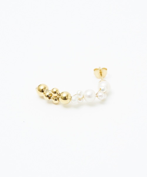 DESIGNWORKS(デザインワークス)の「【Completedworks /コンプリーテッドワークス】 Every Cloud Has ピアス(ピアス(両耳用)・レディース・ゴールド・フリー)」の4枚目の写真