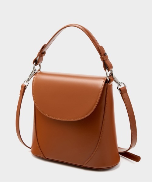 NiiNa(ニーナ)の「【 NiiNa / ニーナ 】【高品質牛革】2wayワンハンドルバケットバッグ(ショルダーバッグ・レディース・ホワイト・FREE)」の12枚目の写真
