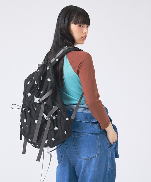 Casselini(キャセリーニ)の「【Casselini/キャセリーニ】刺繍リュック/Embro backpack/花柄/リュック/A4収納可能【WEB限定】(バックパック/リュック・レディース・ブラック/ブラック系その他・フリー)」の11枚目の写真