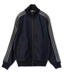 adidas（アディダス）の「adidas ADICOLOR RAW DENIM FIREBIRD TRACK TOP / アディダス アディカラー ロウ デニム ファイヤーバード トラックトップ（デニムジャケット）」