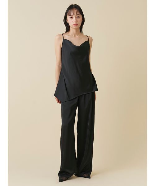 SNIDEL(スナイデル)の「【Washable】キャミオールインワン(つなぎ/オールインワン・レディース・グリーン/ブラック/アイボリー・0/1)」の7枚目の写真