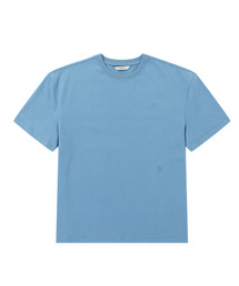 オーバーサイズハーフスリーブTシャツ_スカイブルー